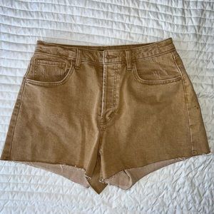 Wild Fable Tan Mom Shorts Size 10